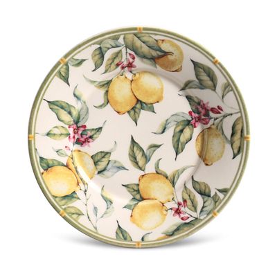 Prato Sobremesa Mônaco Limone 6 Peças Porto Brasil