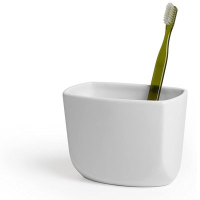 Porta Escova de Dentes Corsa Cor Branco Umbra
