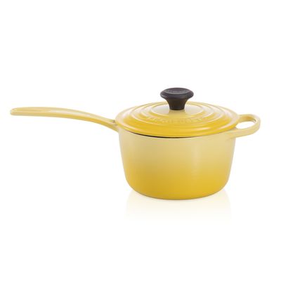 Panela Molheira Signature 16 cm Amarelo Soleil Pegador Preto Le Creuset
