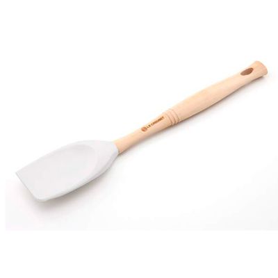 Colher Grande Vênus Silicone Pro Branco Le Creuset