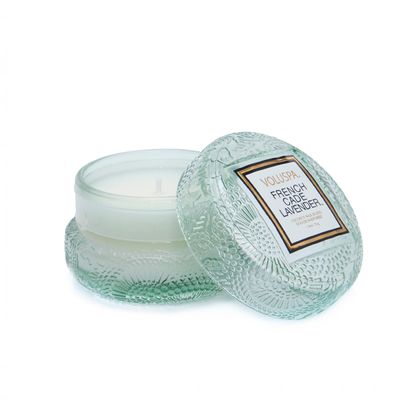 Mini Vela Macaron 15 Horas French Cade Lavender Voluspa