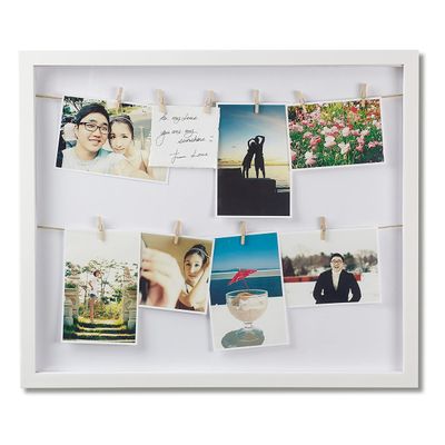 Porta Retrato Clothesline Branco Umbra