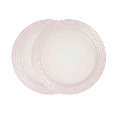 Prato Raso 2 Peças 22 cm Rosa Shell Pink Le Creuset