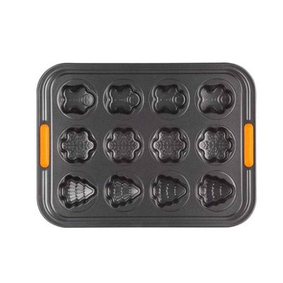 Forma 12 Moldes Natalinos Preto Le Creuset