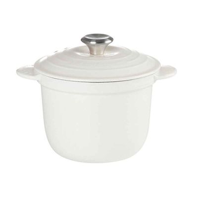 Panela de Arroz Every Tampa Interna 18 cm Branco Le Creuset