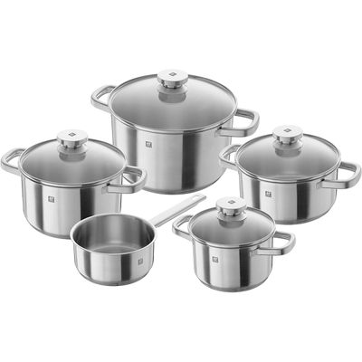 Conjunto de Panelas Joy em Aço Inoxidável 5 Peças Zwilling J.A. Henckels