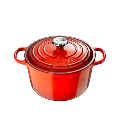Panela Redonda Funda Signature 26 cm Vermelho Le Creuset
