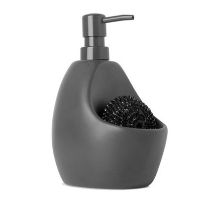 Porta Detergente Esponja Joey 591 ml Cinza Umbra