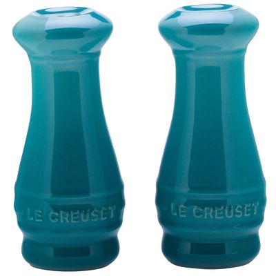 Saleiro e Pimenteiro Conjunto Azul Caribe Le Creuset