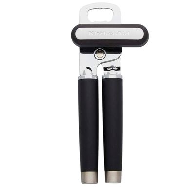 Abridor de Latas, Garrafas e Massas Cabo Soft Touch Preto Kitchenaid