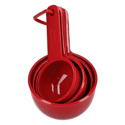 Colheres de Medida Império 4 Peças Vermelho Empire Kitchenaid
