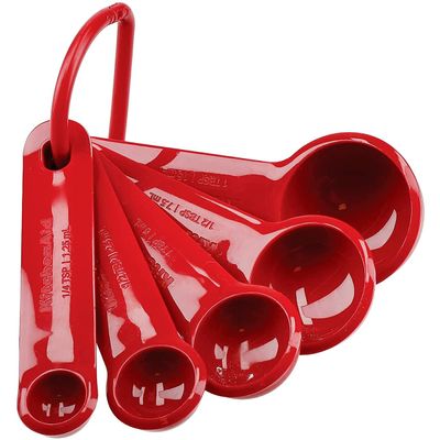Colheres de Medida Império 5 Peças Vermelho Empire Kitchenaid