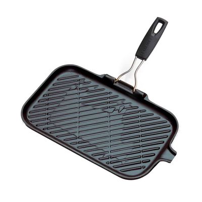Grelha com Cabo Removível Preto Black Onix Le Creuset