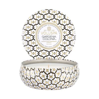 Vela Lata 3 Pavios Gardenia Colonia 60 Horas Voluspa
