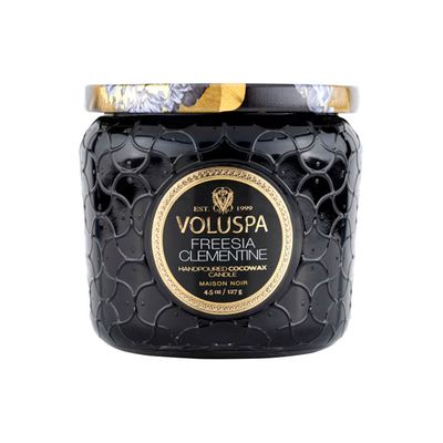 Vela Pote Vidro Freesia Clementine 35 Horas Voluspa