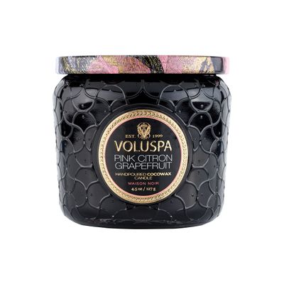 Vela Pote Vidro Pink Citron Grapefruit 35 Horas Voluspa