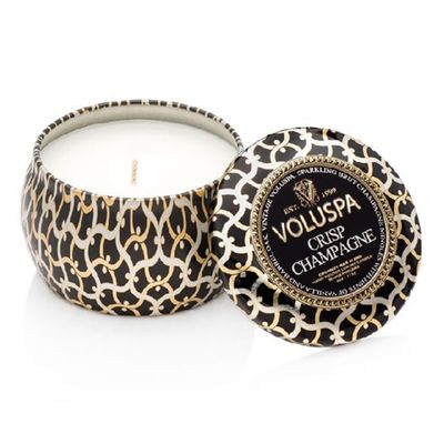 Mini Vela Lata Crisp Champagne 25 Horas Voluspa