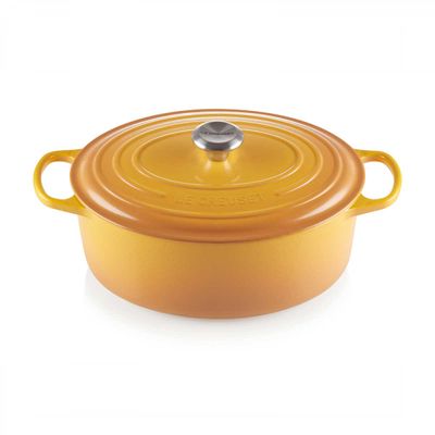 Panela Oval Signature 31 cm Amarelo Nectar Le Creuset