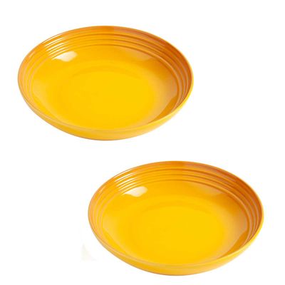 Prato Fundo 2 Peças 22 cm Amarelo Nectar Le Creuset