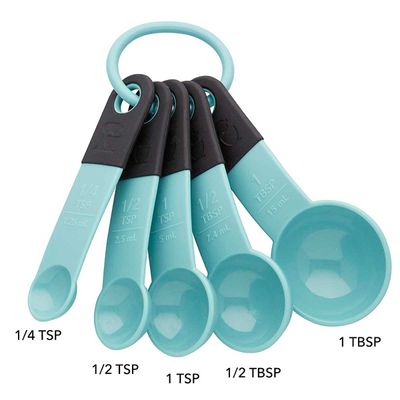 Colheres de Medida 5 Peças Azul Kitchenaid