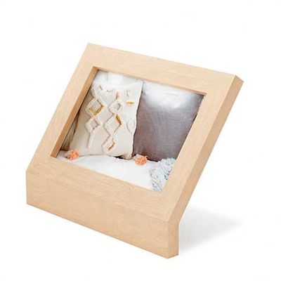 Porta Retrato Podium 10X15 cm Madeira Natural Umbra