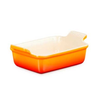 Travessa Retangular 600 ml Laranja