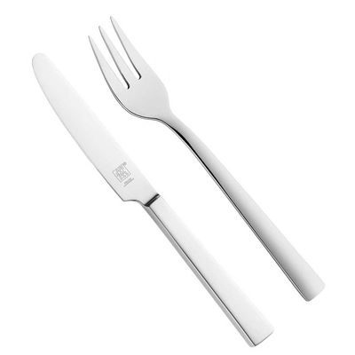 Faca e Garfo de Sobremessa Dinner 12 Peças Zwilling J.A. Henckels