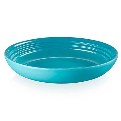 Prato Fundo 2 Peças 25 cm Azul Caribe Le Creuset