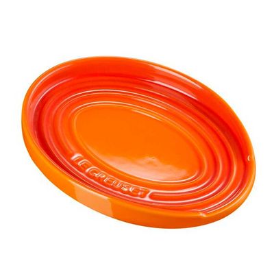 Descanso para Colher Oval Laranja Le Creuset