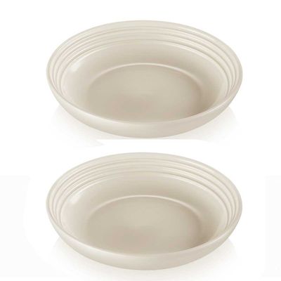 Prato Fundo 2 Peças 22 cm Branco Creme Le Creuset