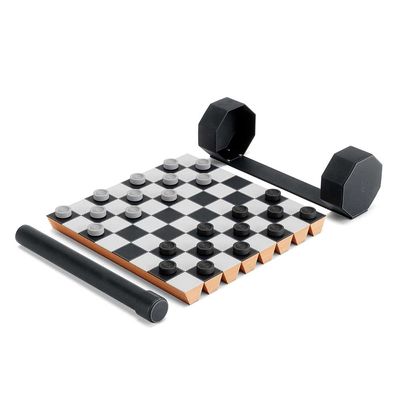 Jogo de Xadrez em Madeira Dama Cor Preto Umbra