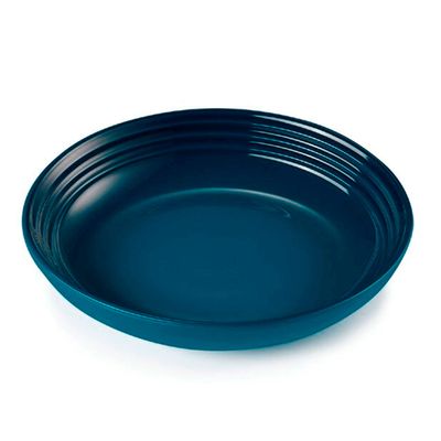 Prato Fundo 2 Peças 22 cm Azul Deep Teal Le Creuset