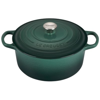 Panela Redonda Signature 26 cm Verde Artichaut Le Creuset