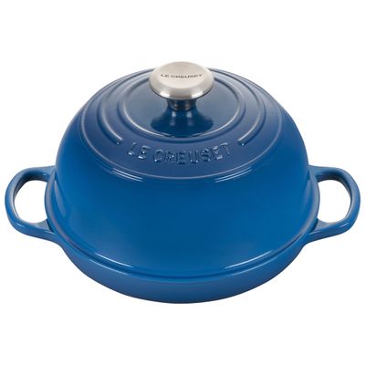 Panela para Pão de Forno Signature 24 cm Azul Marseille Le Creuset