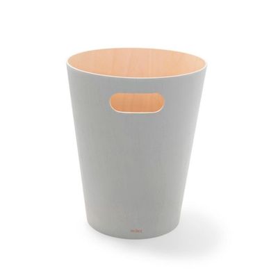 Lixeira Woodrow 7,5 Litros Cinza Umbra