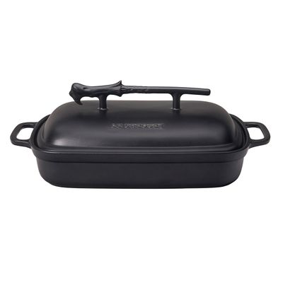 Travessa Retangular Lord Voldemort Harry Potter 2,5 Litros Edição Limitada Preto Le Creuset