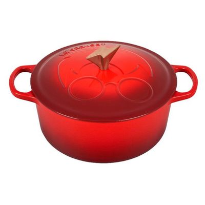 Panela Redonda Signature Harry Potter 26 cm Edição Limitada Vermelho Le Creuset