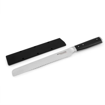 Faca para Pão 30 cm Preto Kitchenaid