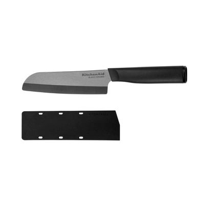 Faca Santoku Cerâmica Preto Kitchenaid