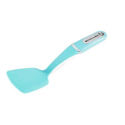 Espátula Curta de Nylon Azul Aqua Kitchenaid