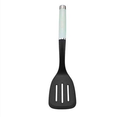 Espátula Perfurada de Nylon 35 cm Verde Pistache V2 Kitchenaid