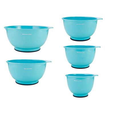 Bowls Tigelas de Preparação 5 Peças Azul Aqua Sky Kitchenaid