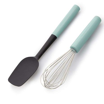 Batedor de Ovos Fouet e Espátula Azul Aqua Sky Kitchenaid