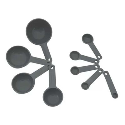 Colheres de Medidas 9 Peças Cinza Kitchenaid