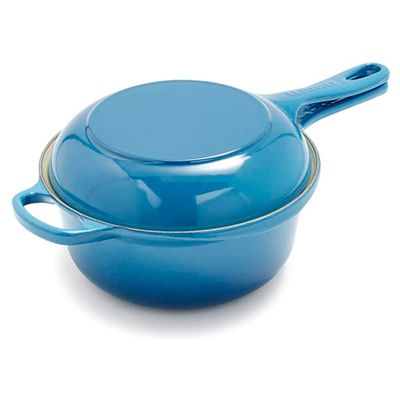 Panela Multifunção Signature 22 cm Azul Marseille Le Creuset
