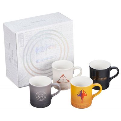 Canecas Mágicas Harry Potter 4 Peças Seattle 400 ml Edição Limitada Le Creuset
