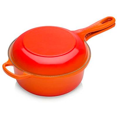 Panela Multifunção Signature 22 cm Laranja Le Creuset