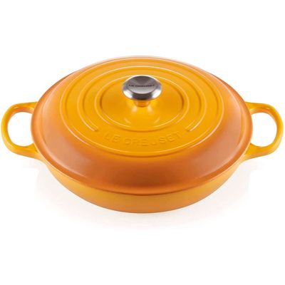 Caçarola Buffet Signature 30 cm Amarelo Nectar v2 Le Creuset