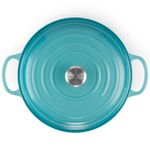 Cacarola-Buffet-Signature-30-Cm-Azul-Caribe-Le-Creuset-Foto-Superior