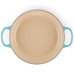 Cacarola-Buffet-Signature-30-Cm-Azul-Caribe-Le-Creuset-Foto-Superior-Sem-Tampa